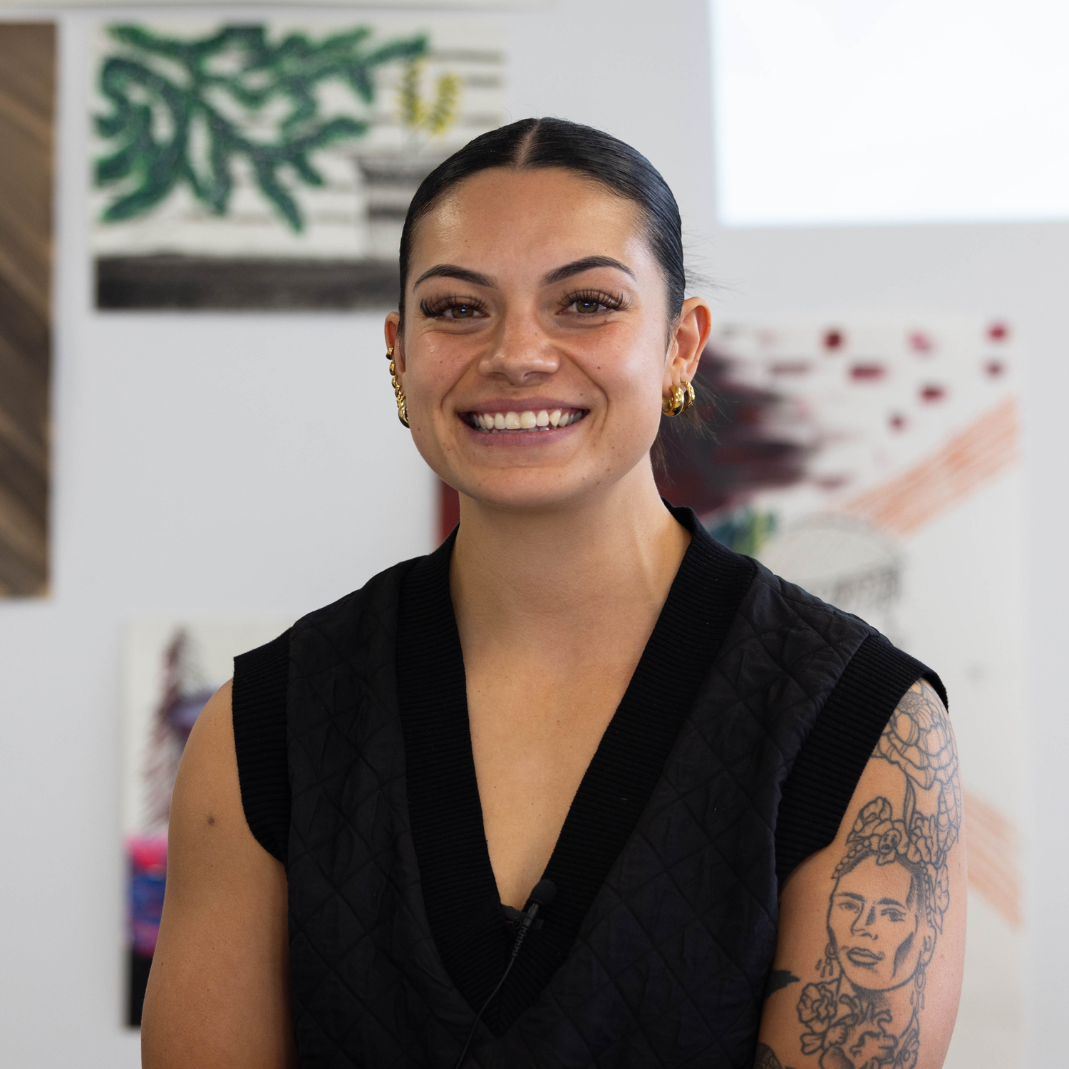 Shawnee Tekii, Bachelor of Fine Arts, alumni, Whitecliffe College graduate, student
